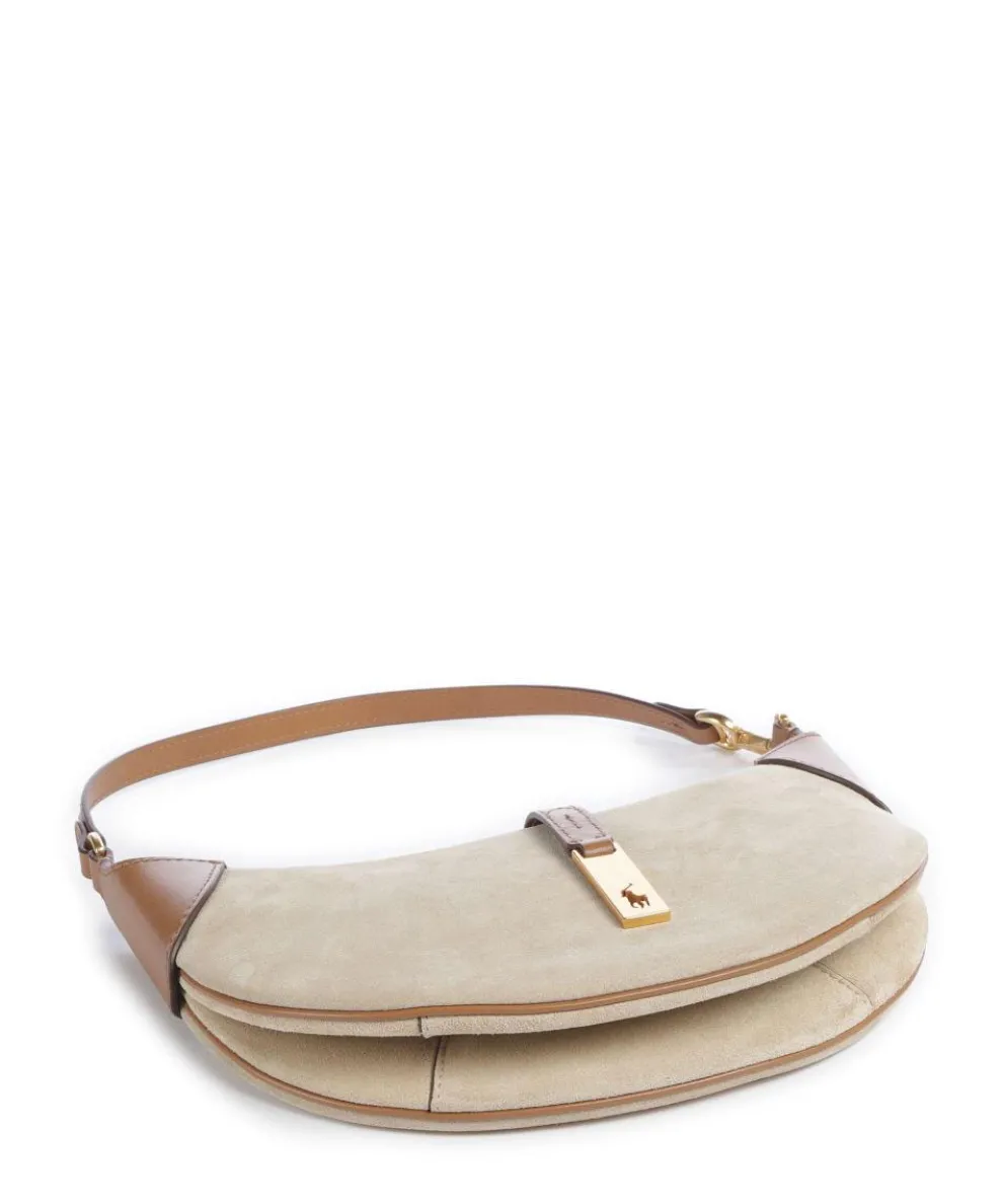 ID Collection Small Schultertasche aufgerautes Rindsleder braun