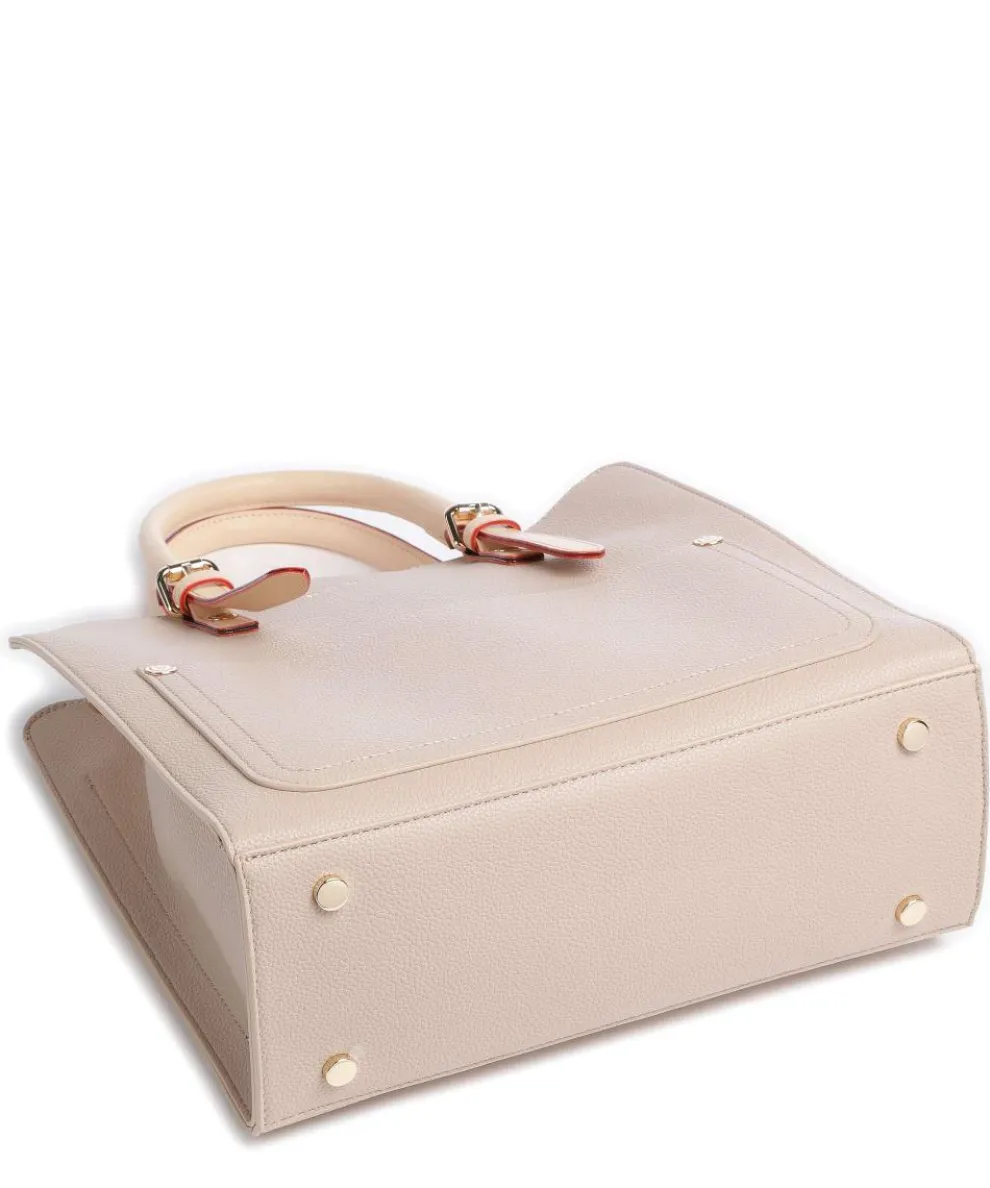 Ella Handtasche Lederimitat beige