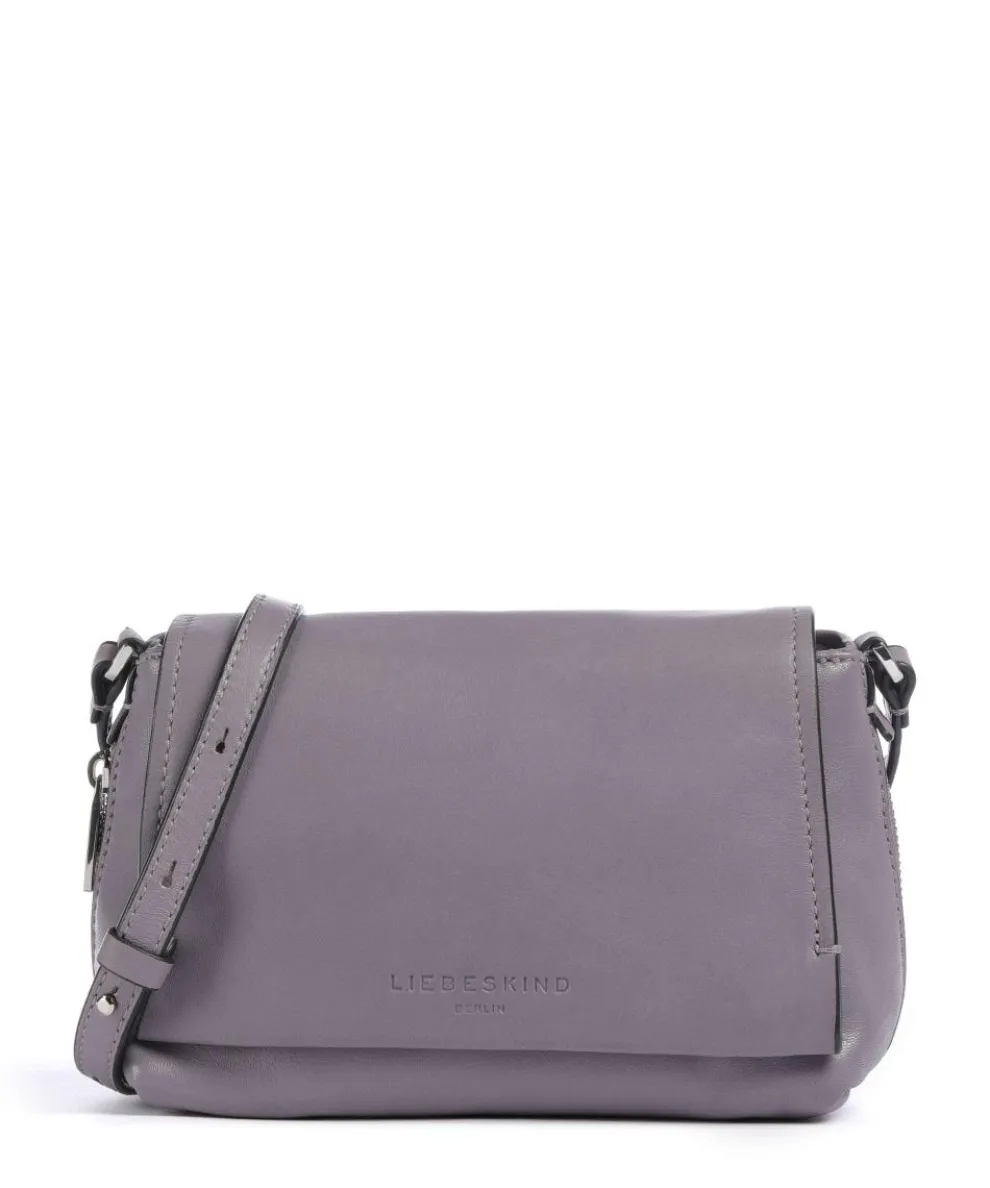 Hera Sheep Natural S Umhängetasche Schafsleder violett