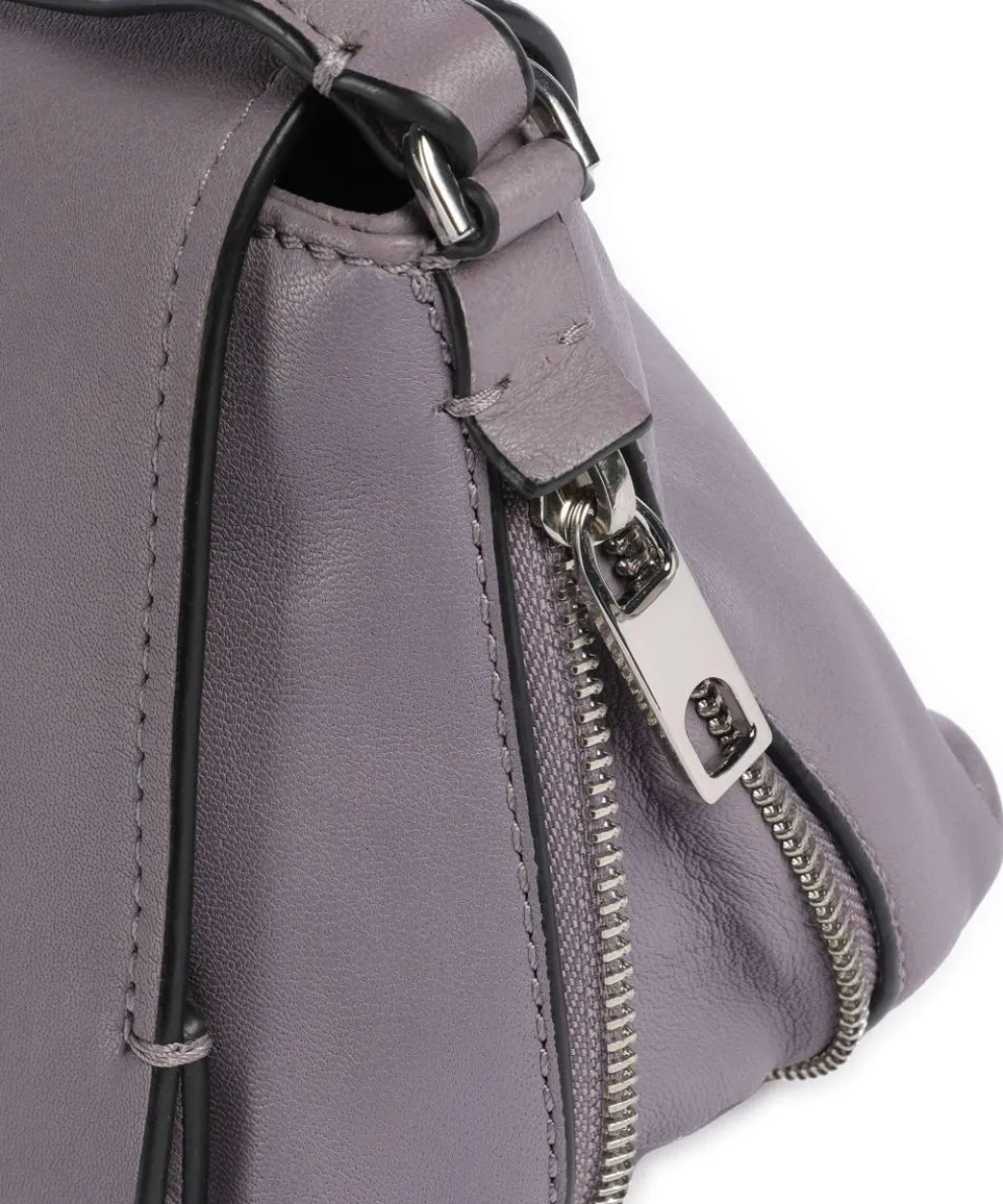 Hera Sheep Natural S Umhängetasche Schafsleder violett