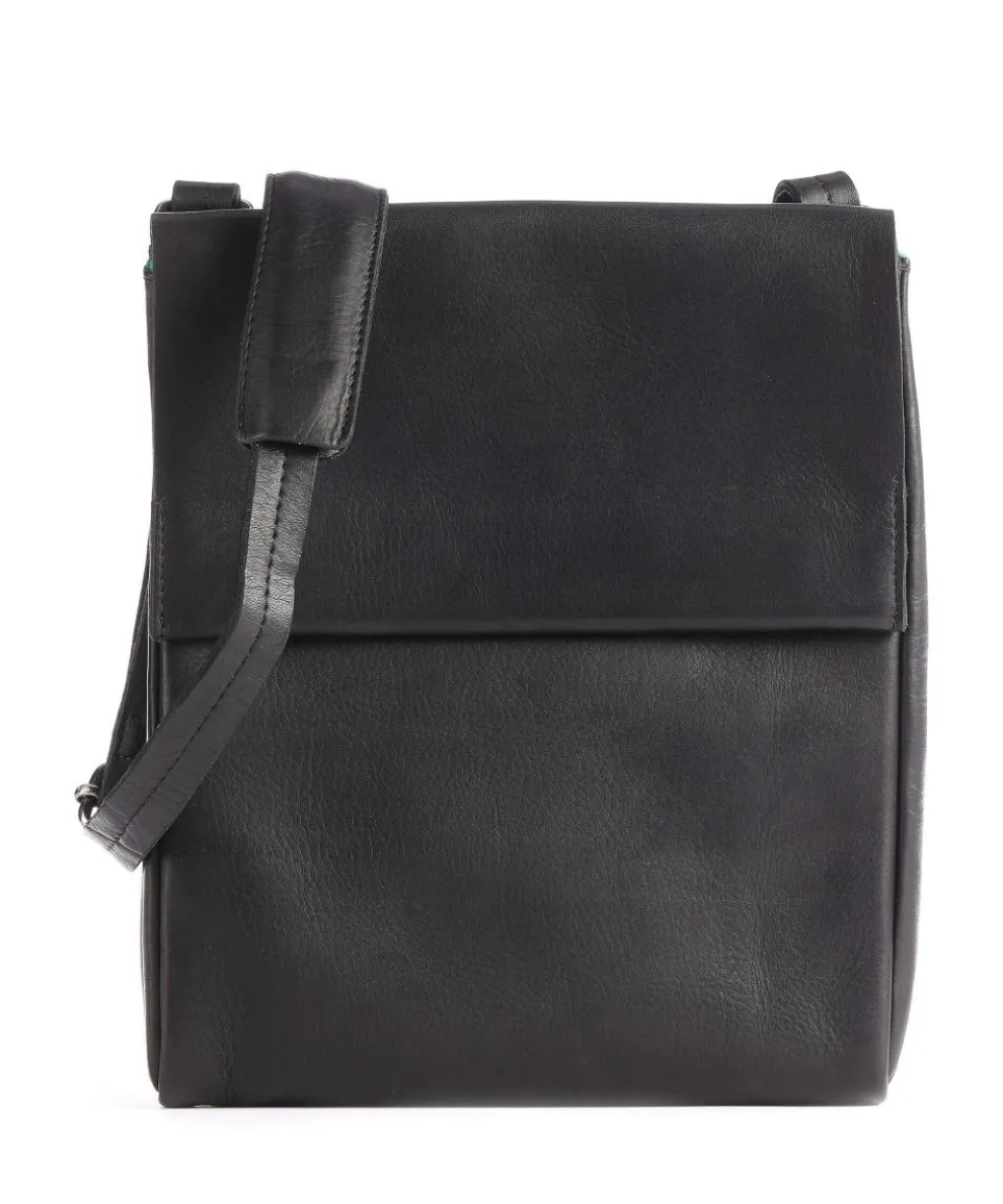 Campo Umhängetasche Rindsleder schwarz