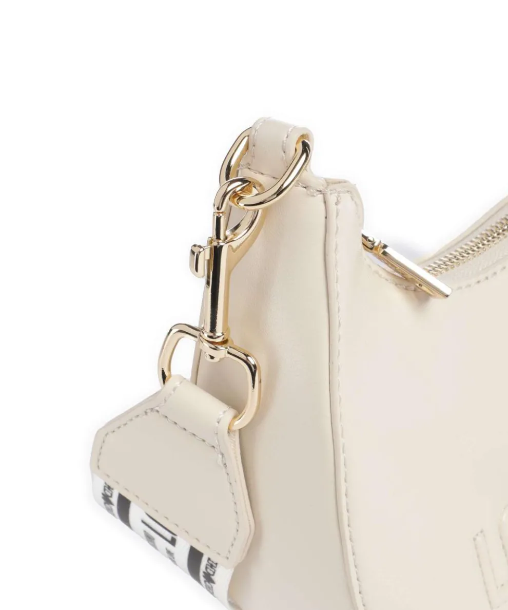 Ember Umhängetasche Lederimitat elfenbein