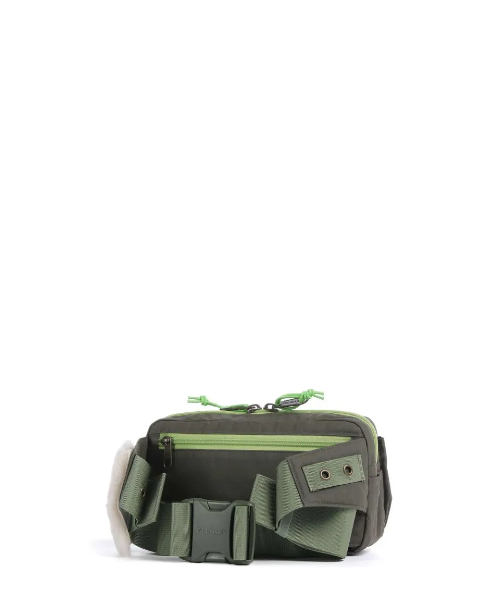 Waxed Cotton Gürteltasche Baumwolle khaki