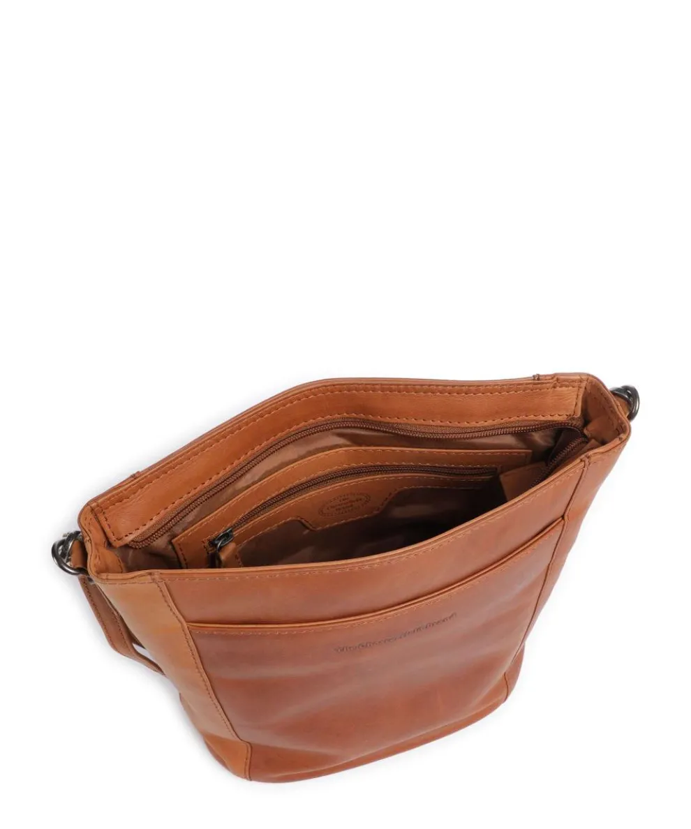 Wax Pull Up Cow Moore Bucket bag fein genarbtes Rindsleder cognac