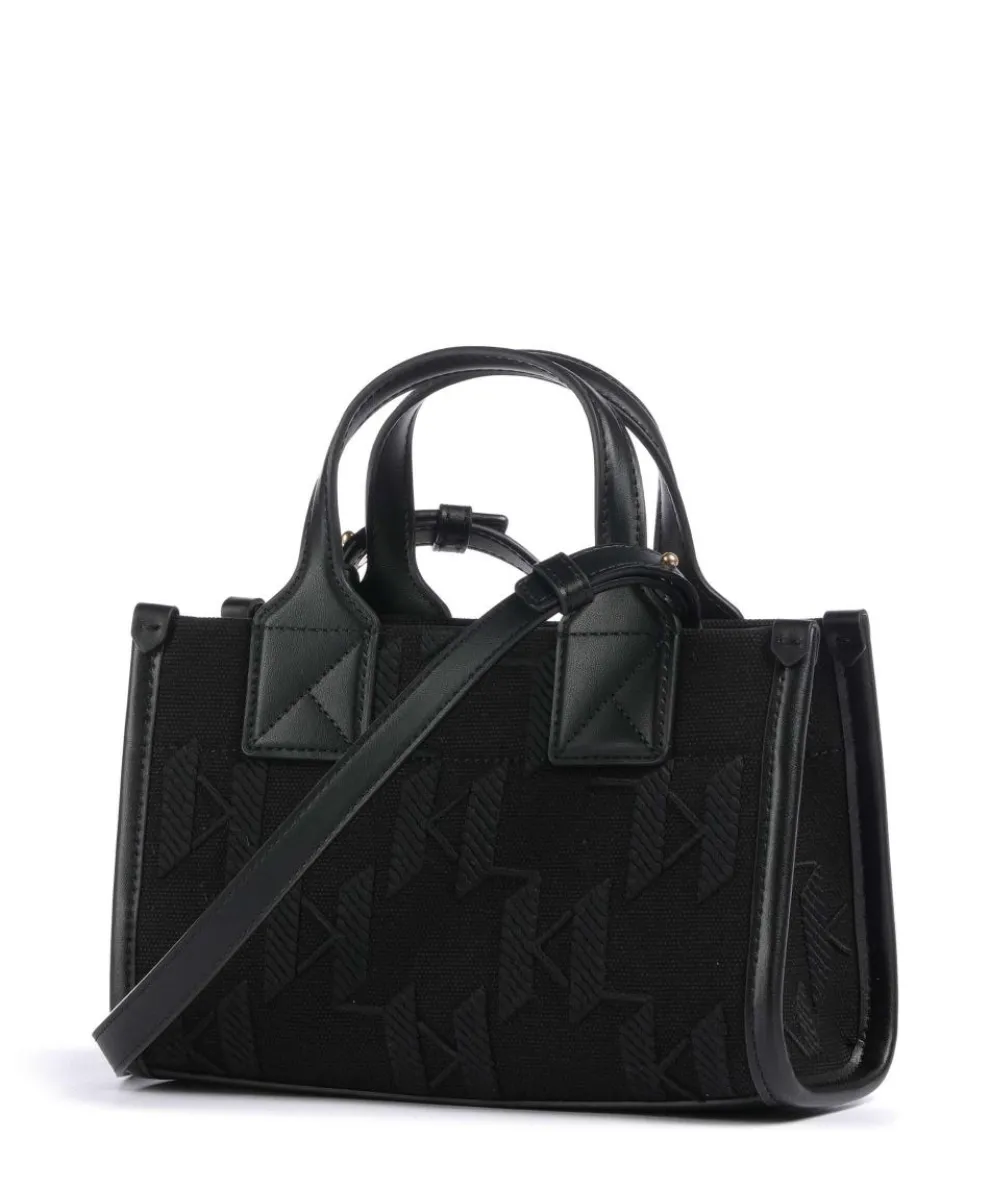 K/Skuare Small Umhängetasche Baumwolle, Lederimitat schwarz