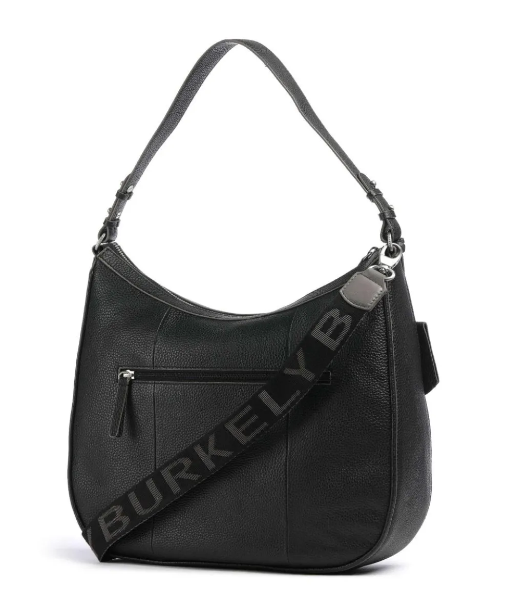 Always Alyx Schultertasche genarbtes Leder schwarz