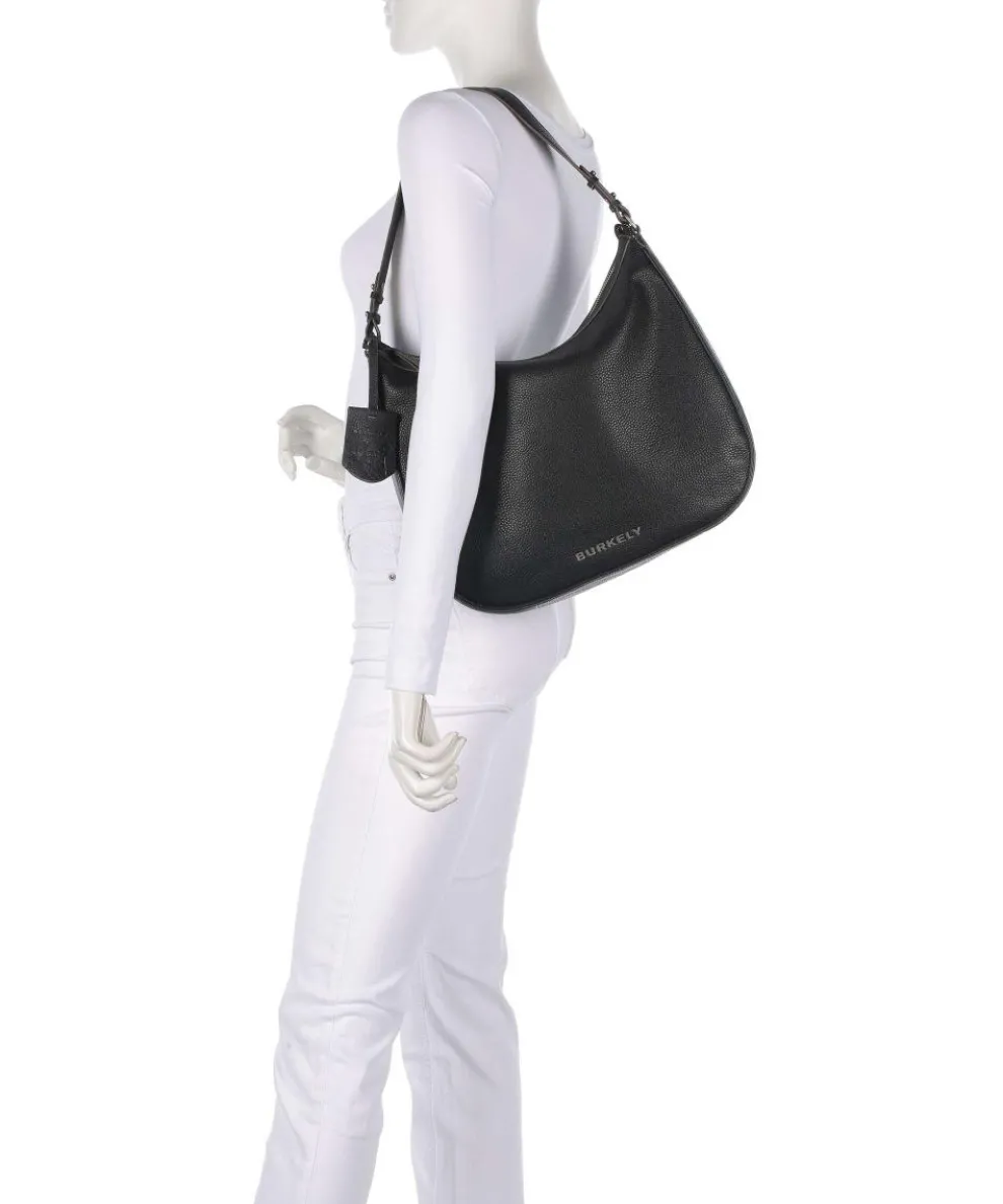 Always Alyx Schultertasche genarbtes Leder schwarz