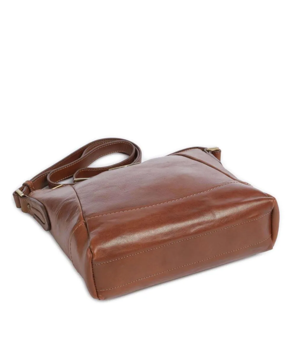 Umhängetasche Leder braun