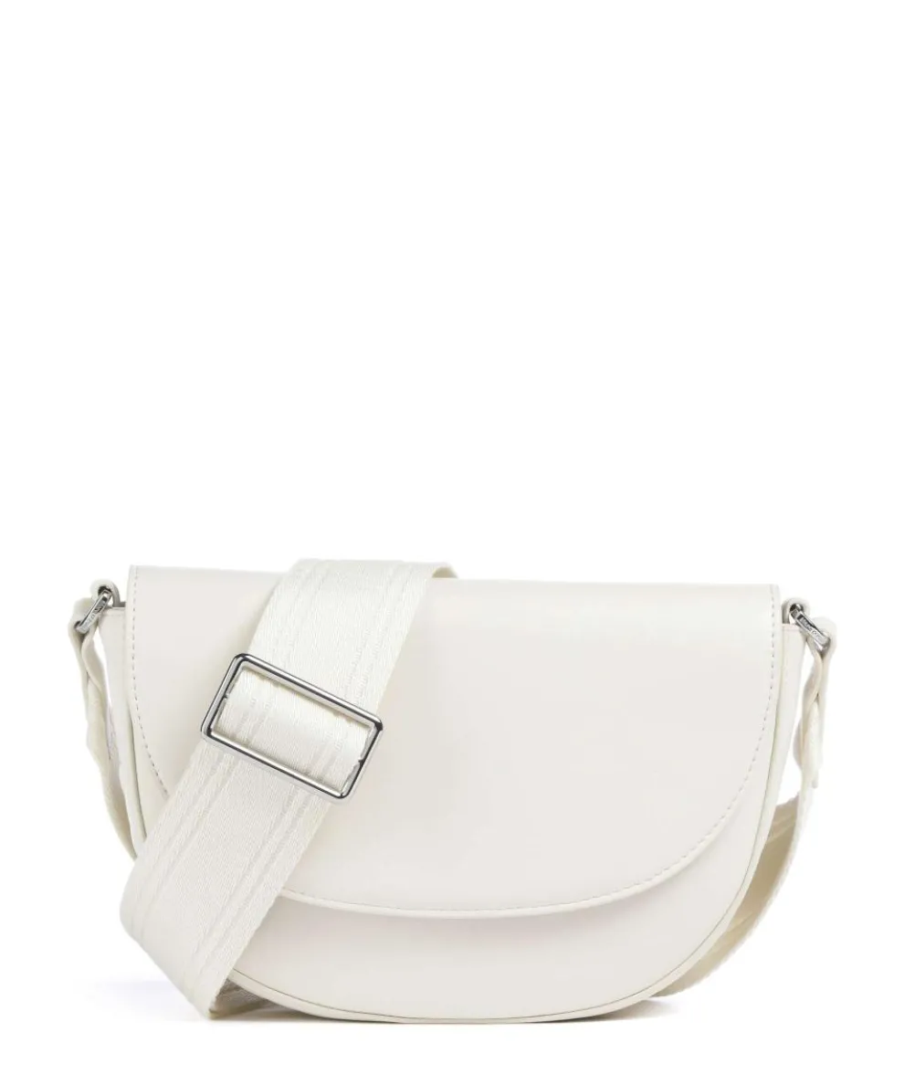 Vika Umhängetasche Lederimitat elfenbein