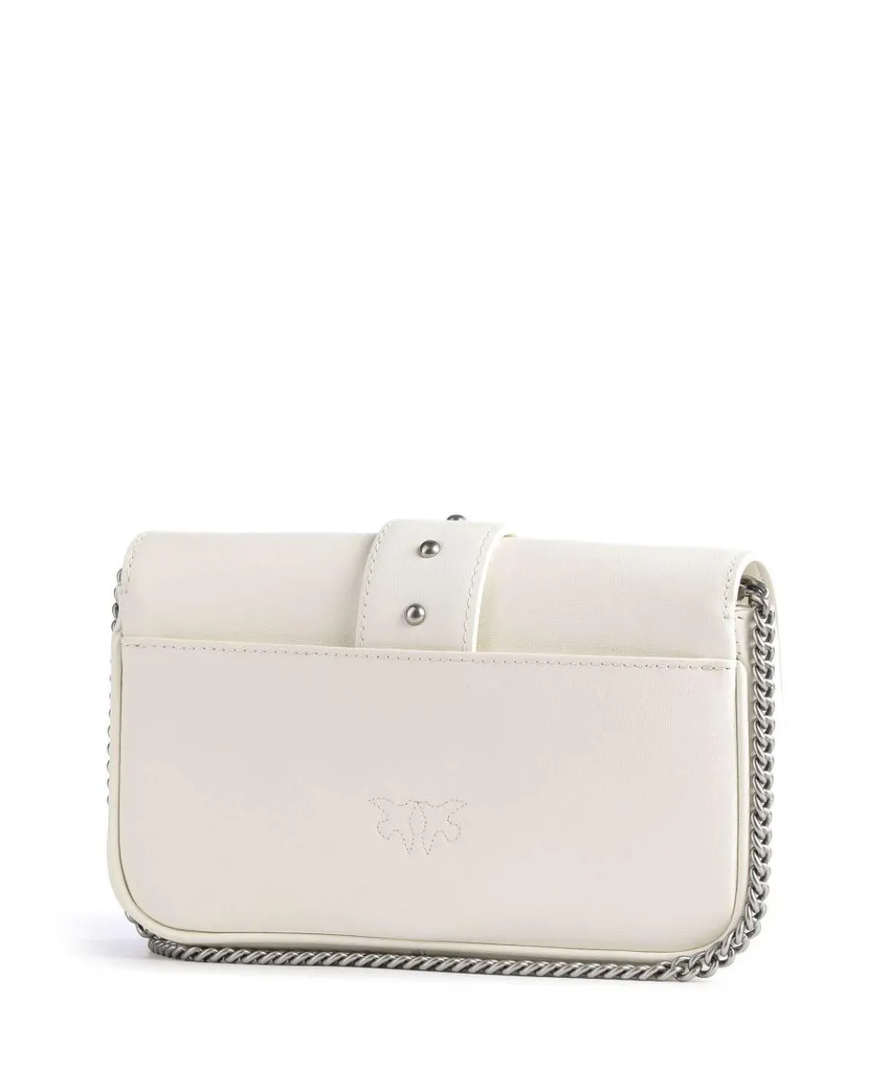 Love One Pocket Geldbörse fein genarbtes Leder elfenbein