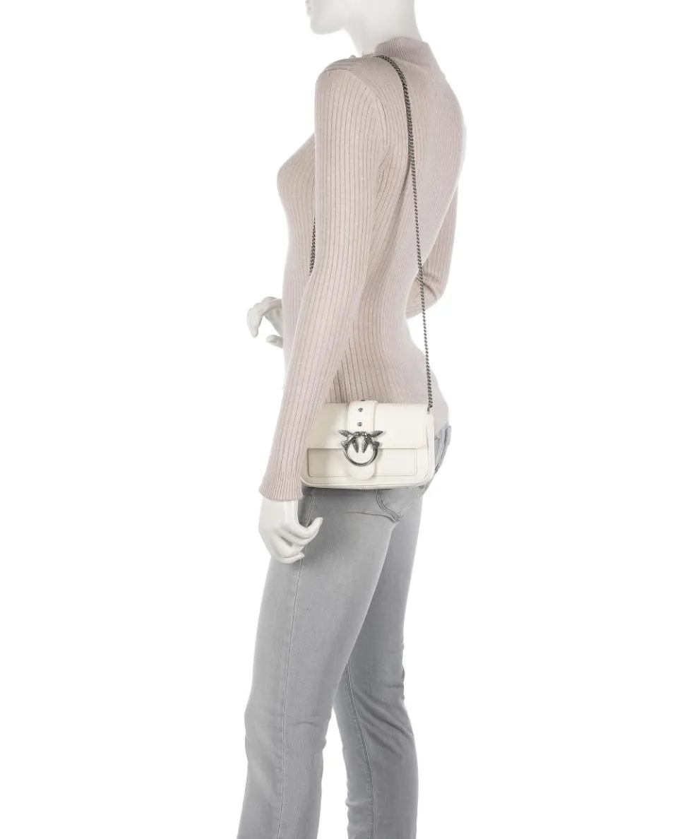 Love One Pocket Geldbörse fein genarbtes Leder elfenbein