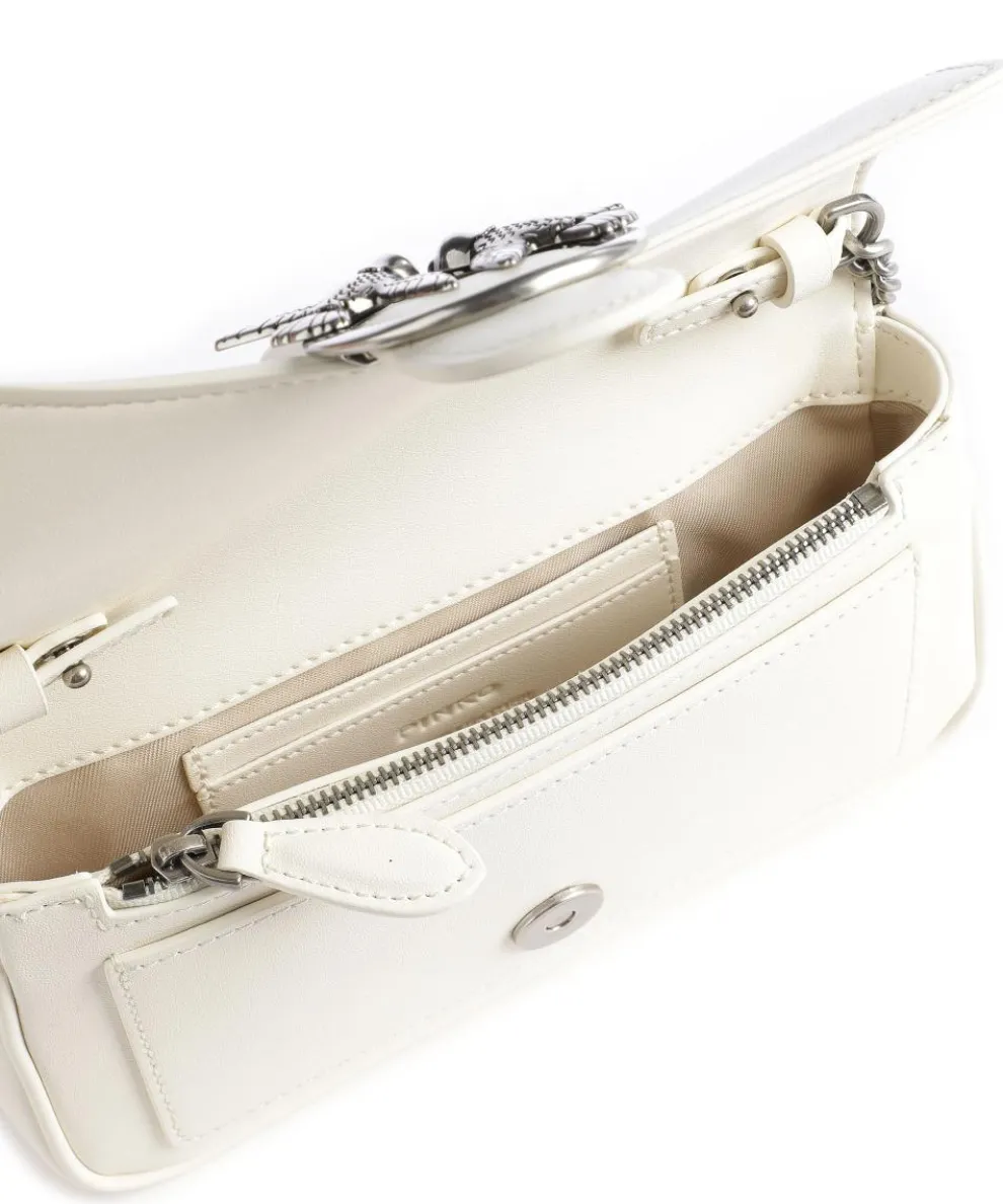 Love One Pocket Geldbörse fein genarbtes Leder elfenbein