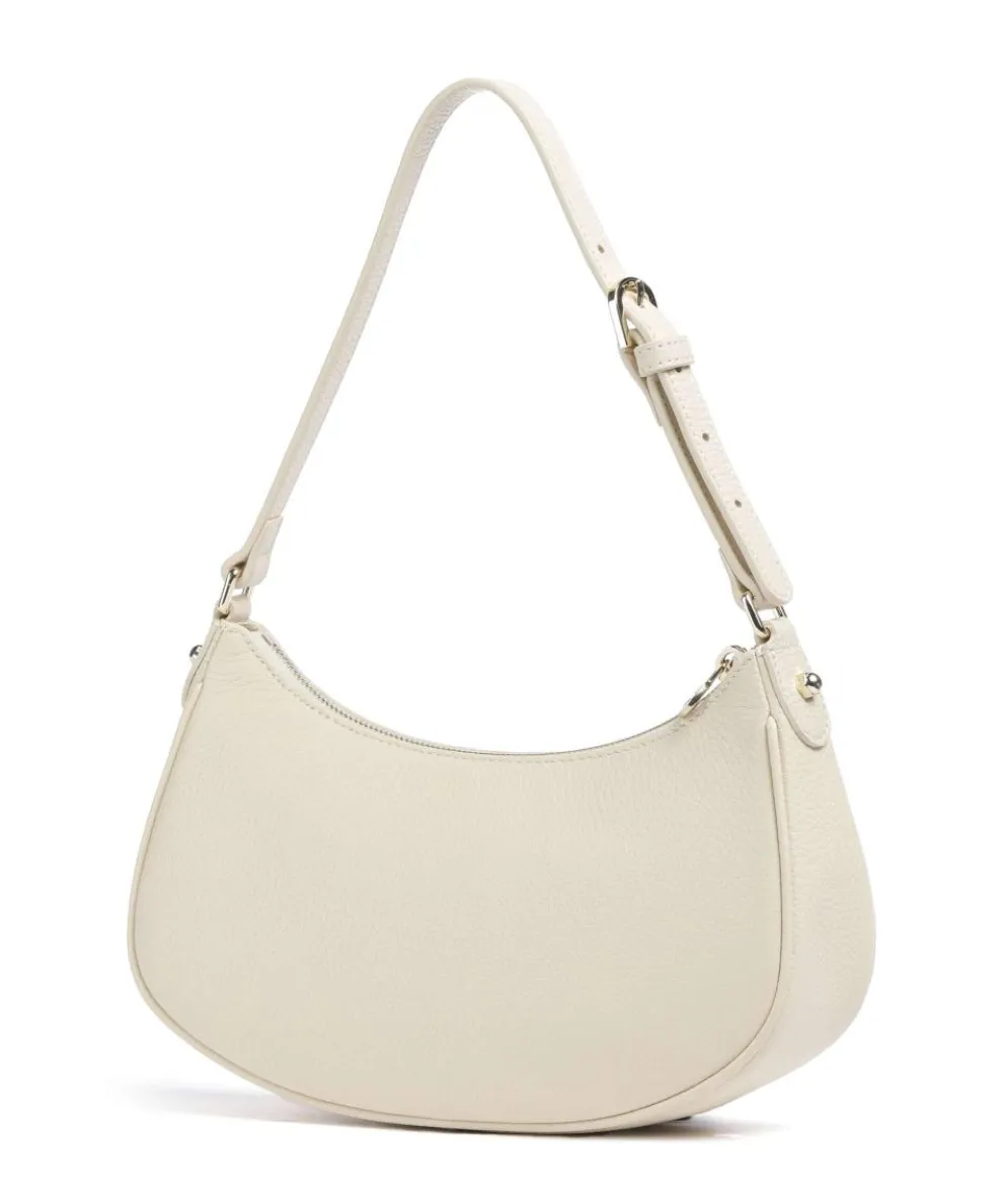 Diadora XS Schultertasche genarbtes Rindsleder creme