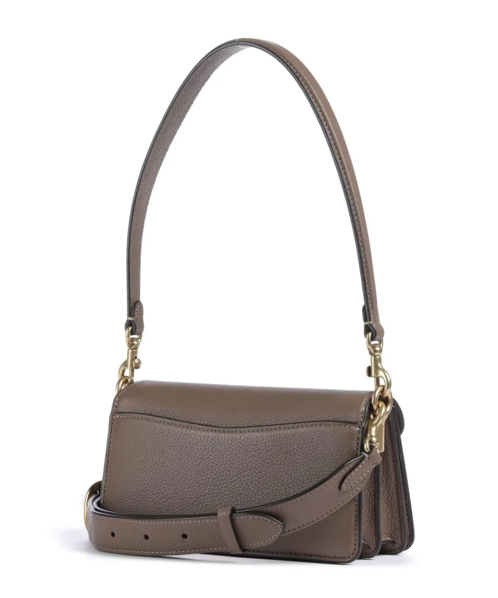 Tabby 20 Schultertasche genarbtes Rindsleder braun