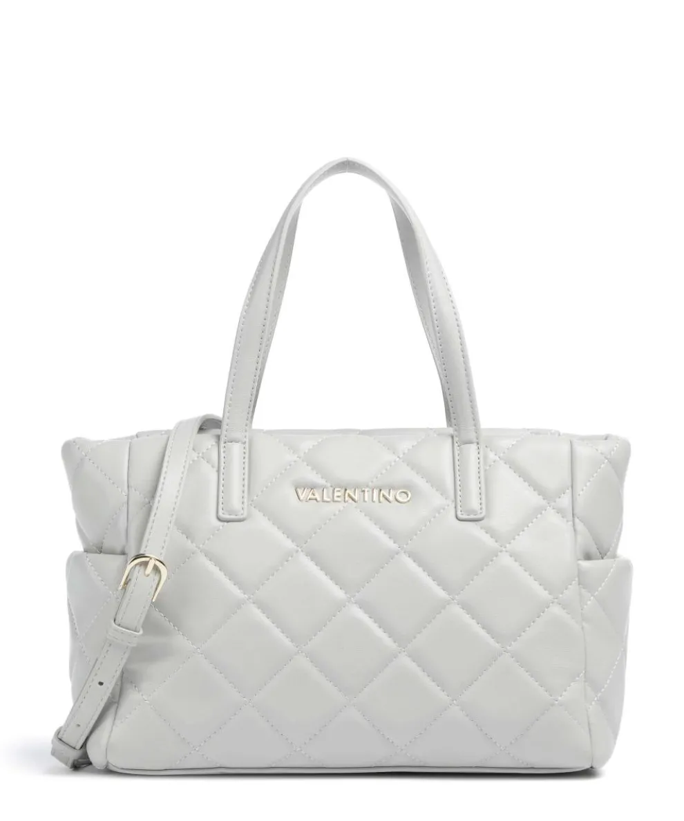 Ocarina Handtasche Lederimitat hellgrau