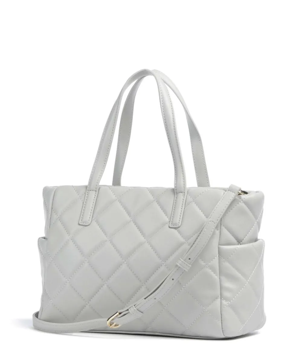 Ocarina Handtasche Lederimitat hellgrau