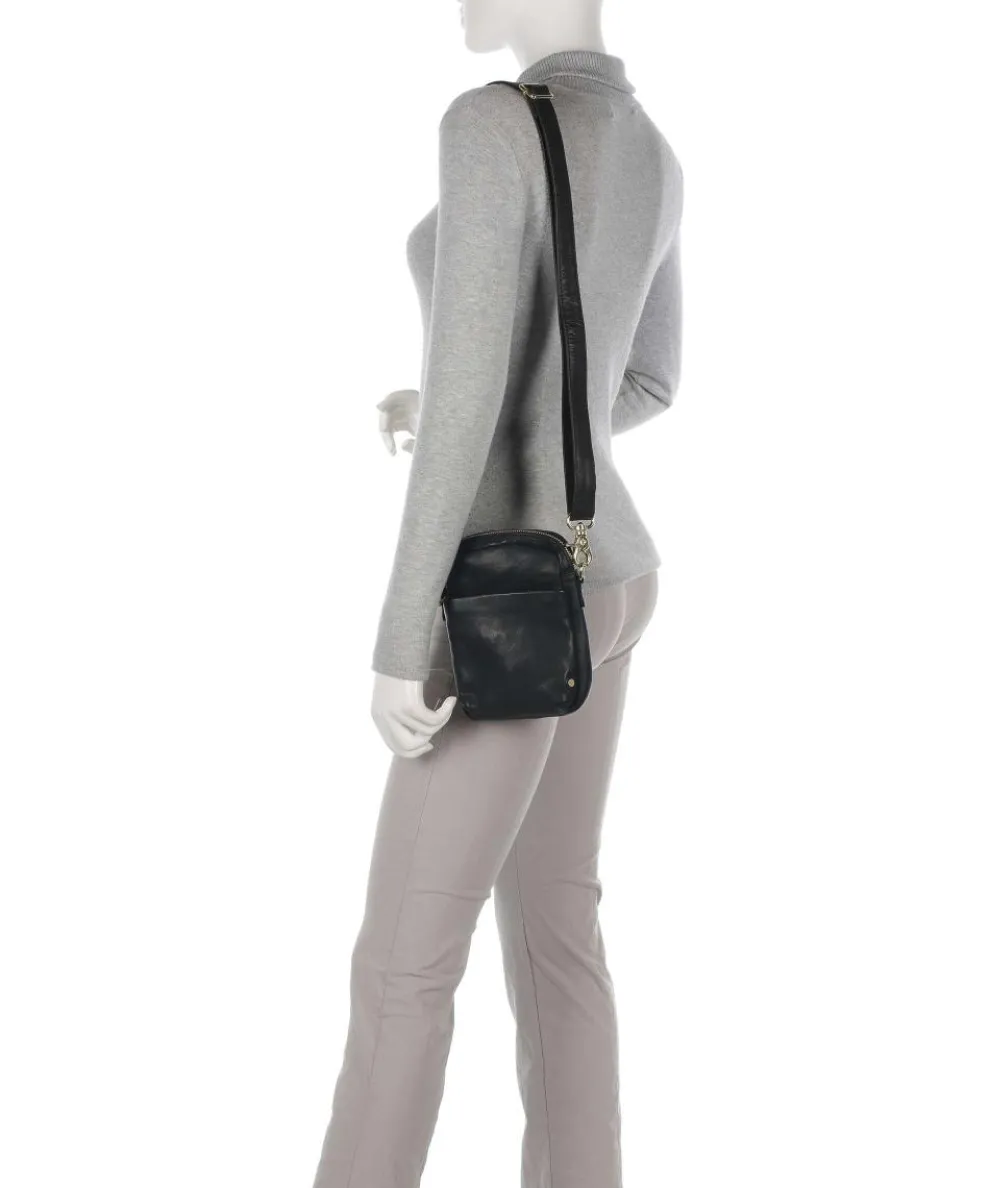 Express Umhängetasche fein genarbtes Kalbsleder schwarz