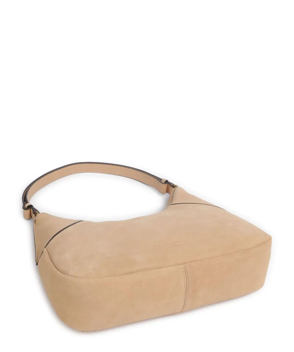 Lilly Suede S Beuteltasche Veloursleder beige