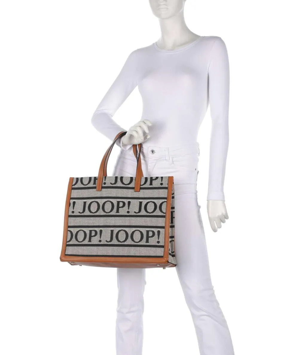 Paraffa Aurelia Handtasche Baumwolle beige/braun