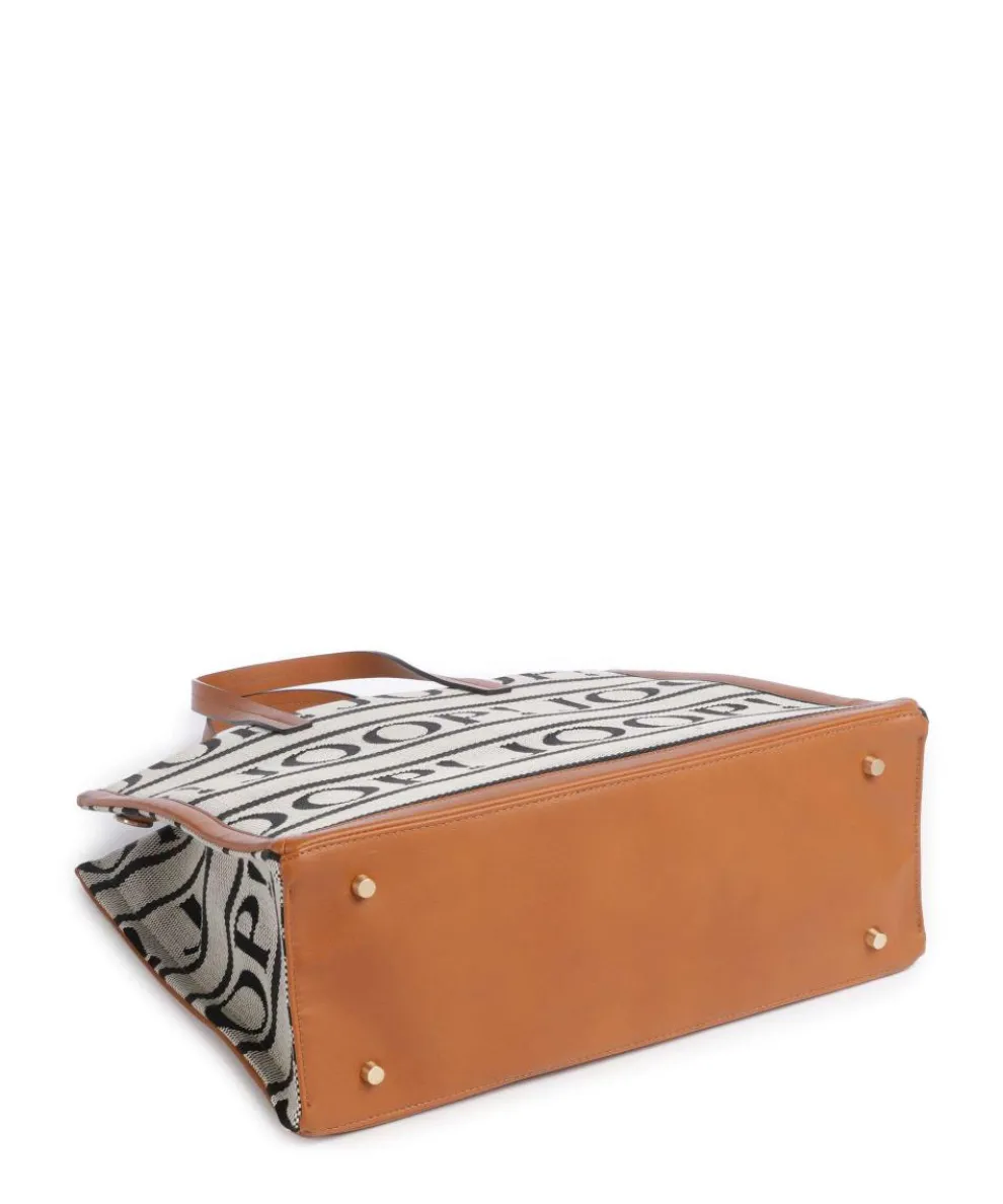 Paraffa Aurelia Handtasche Baumwolle beige/braun