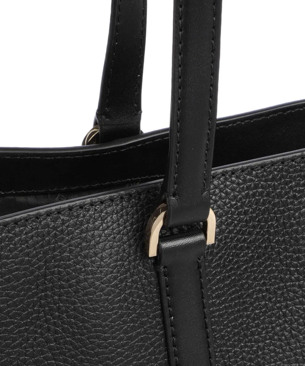 Temple Shopper genarbtes Rindsleder schwarz