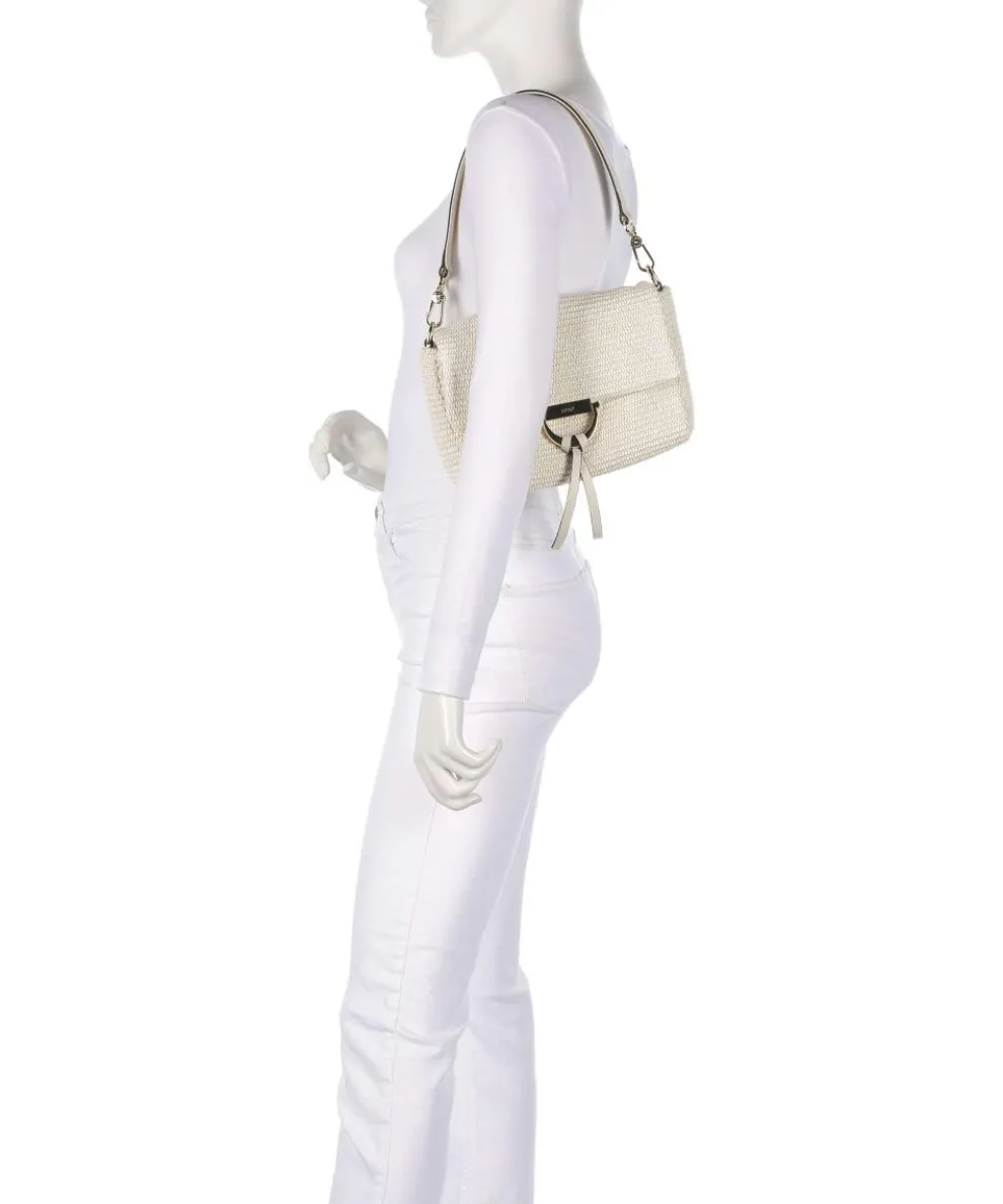 Raffia Temi Schultertasche Bast elfenbein