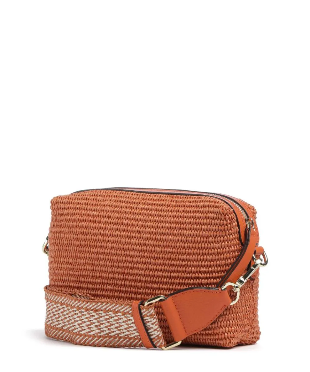 Raffia Kaia Umhängetasche Bast orange
