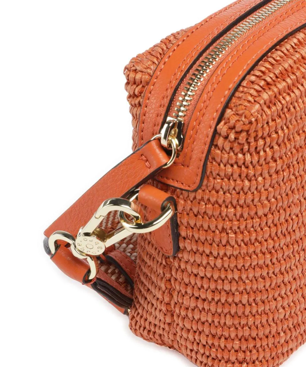 Raffia Kaia Umhängetasche Bast orange