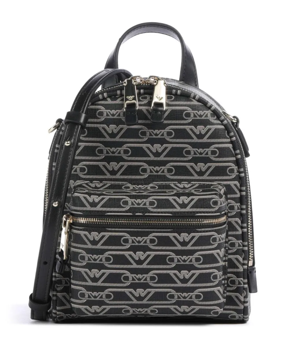 La Gio Umhängetasche Lederimitat schwarz