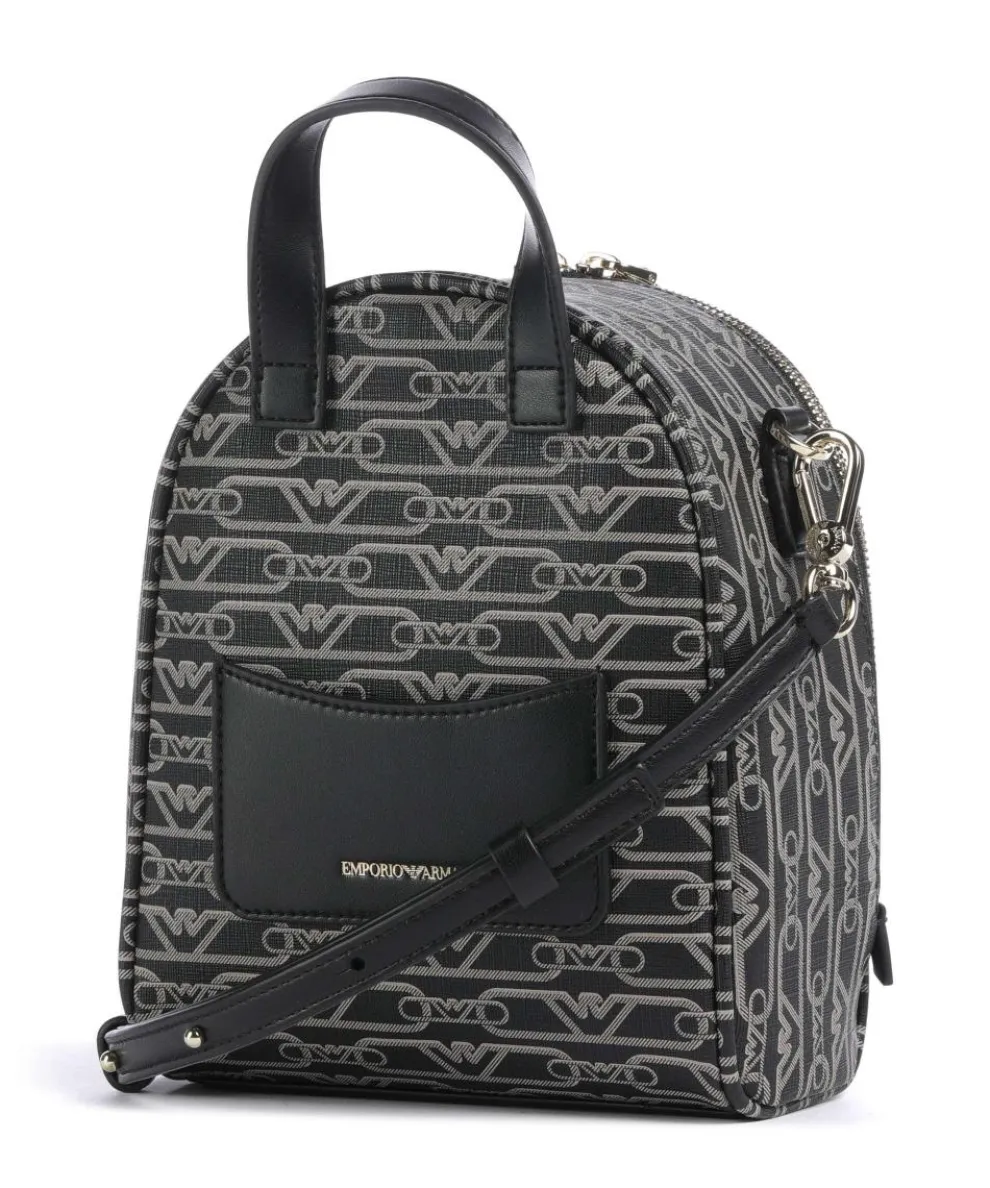 La Gio Umhängetasche Lederimitat schwarz