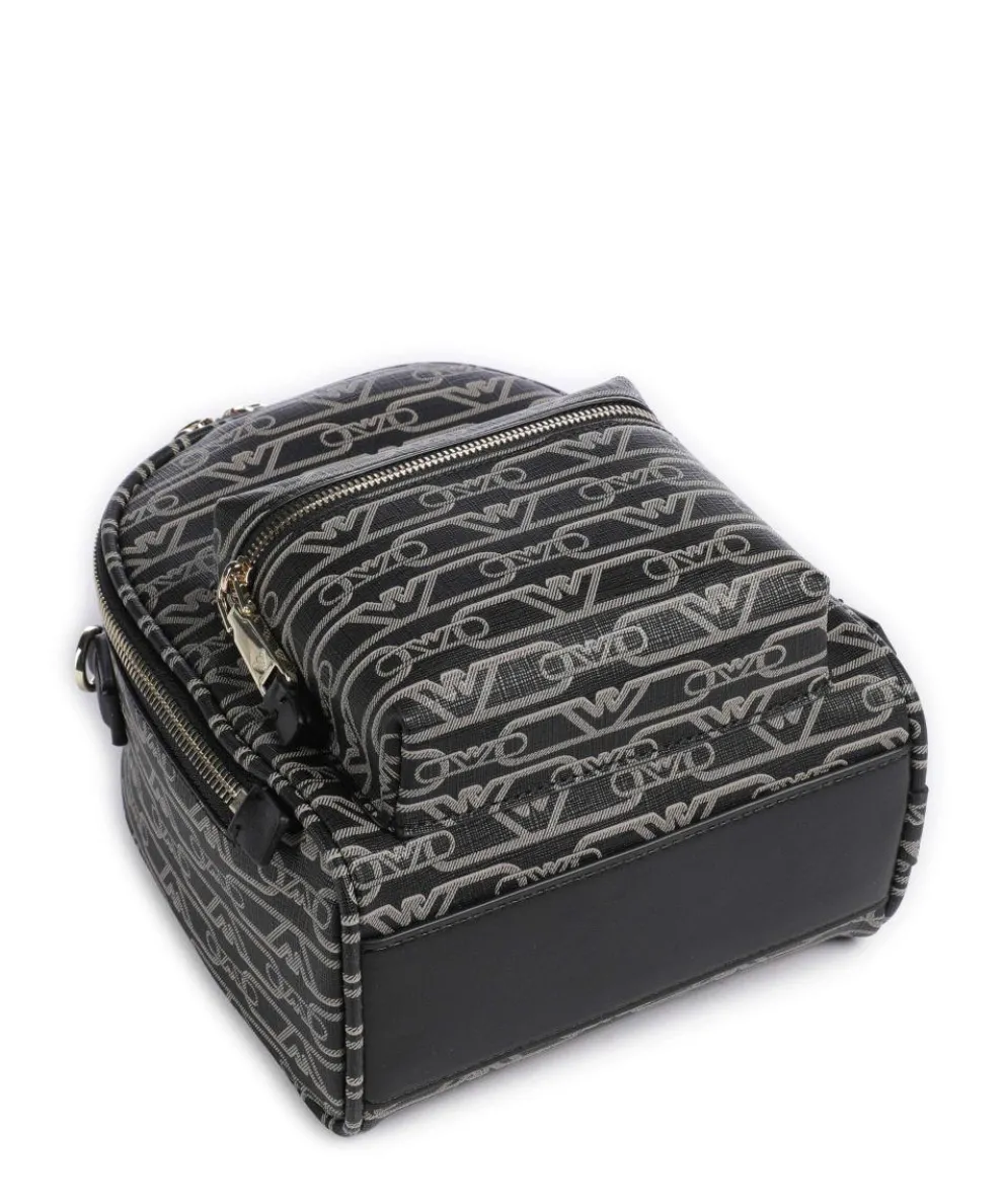 La Gio Umhängetasche Lederimitat schwarz