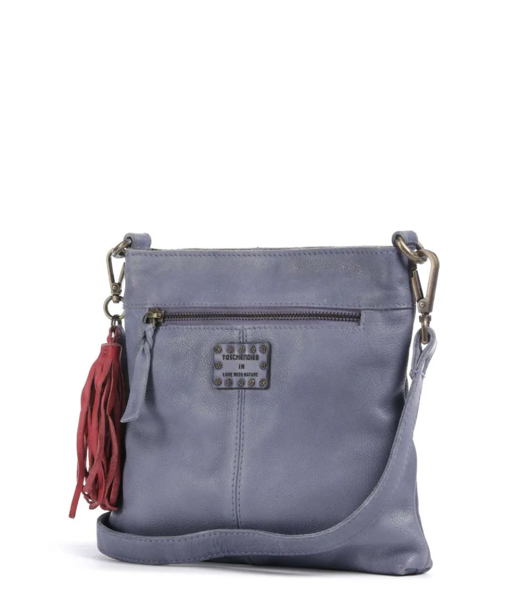 Herzweg 4 Umhängetasche genarbtes Leder lavendel