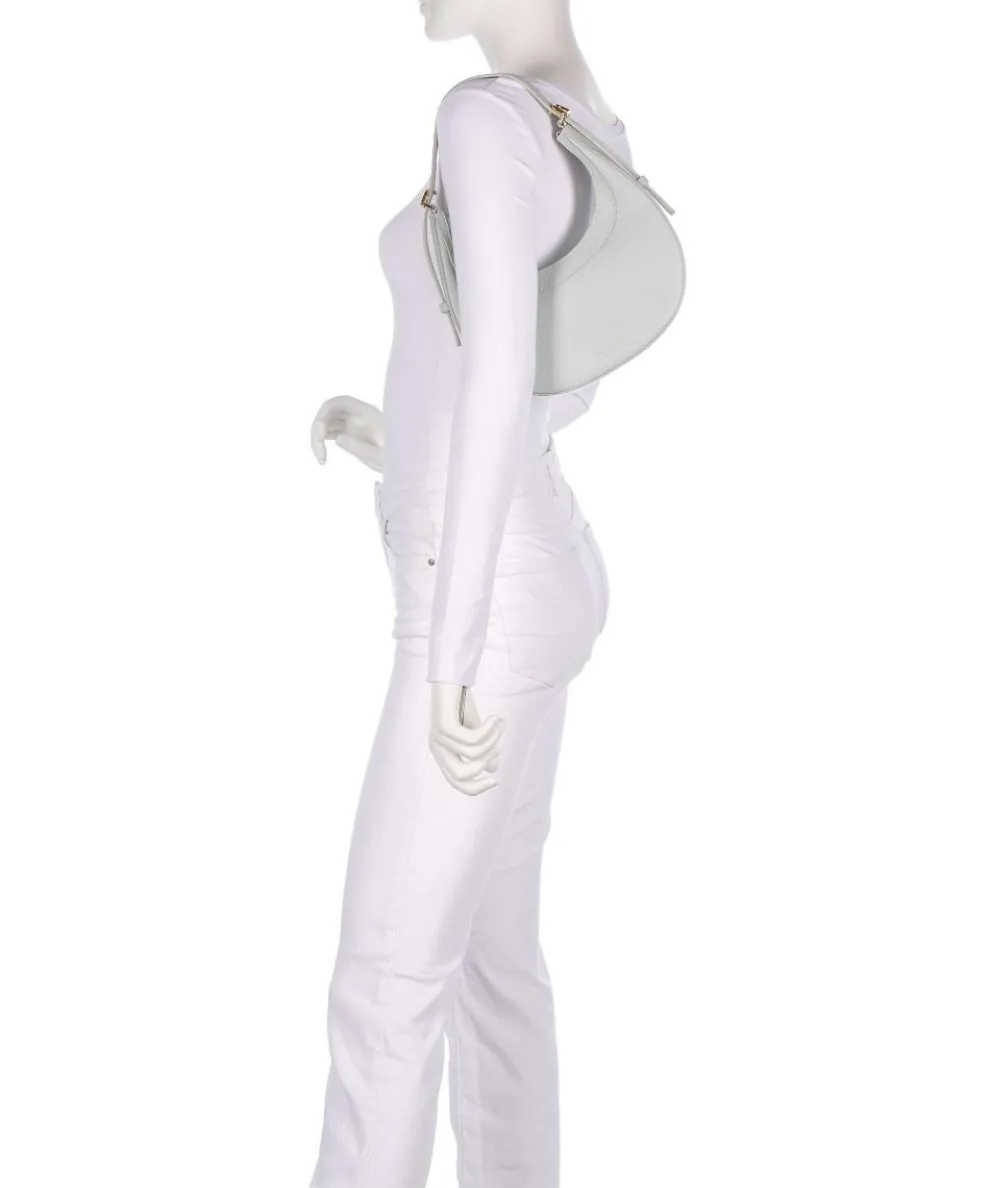 Whisper Schultertasche genarbtes Rindsleder hellblau