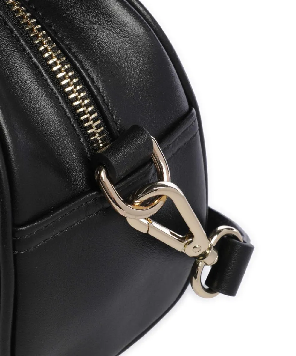 Exotic Bow Umhängetasche glattes Kalbsleder schwarz