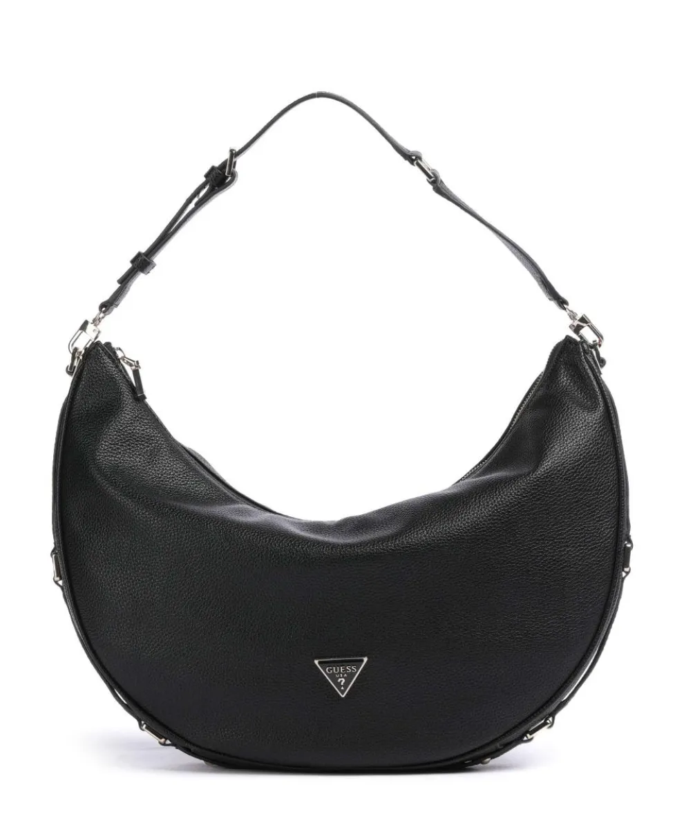 Cresidia Beuteltasche Lederimitat schwarz