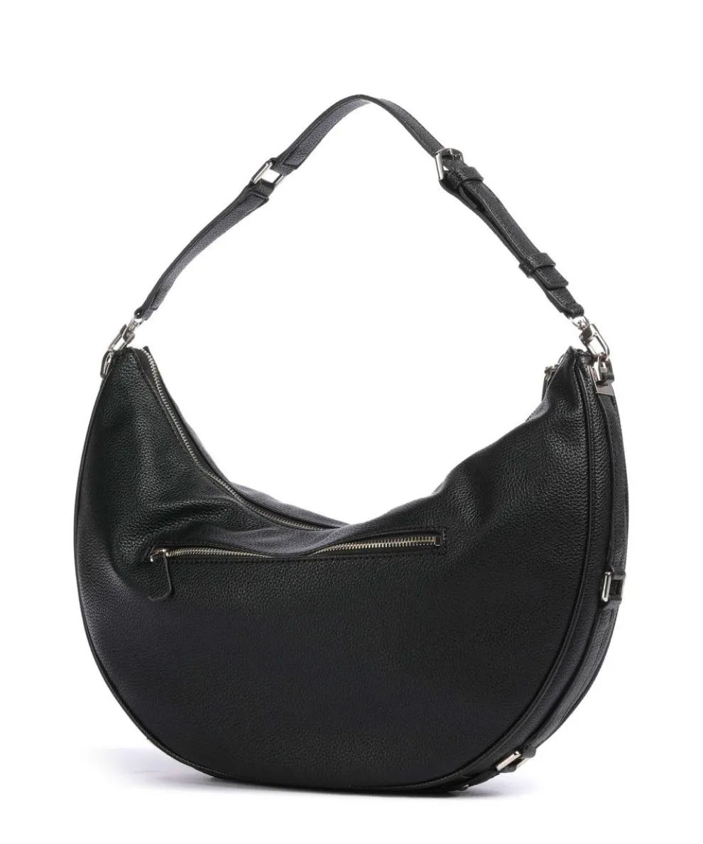 Cresidia Beuteltasche Lederimitat schwarz