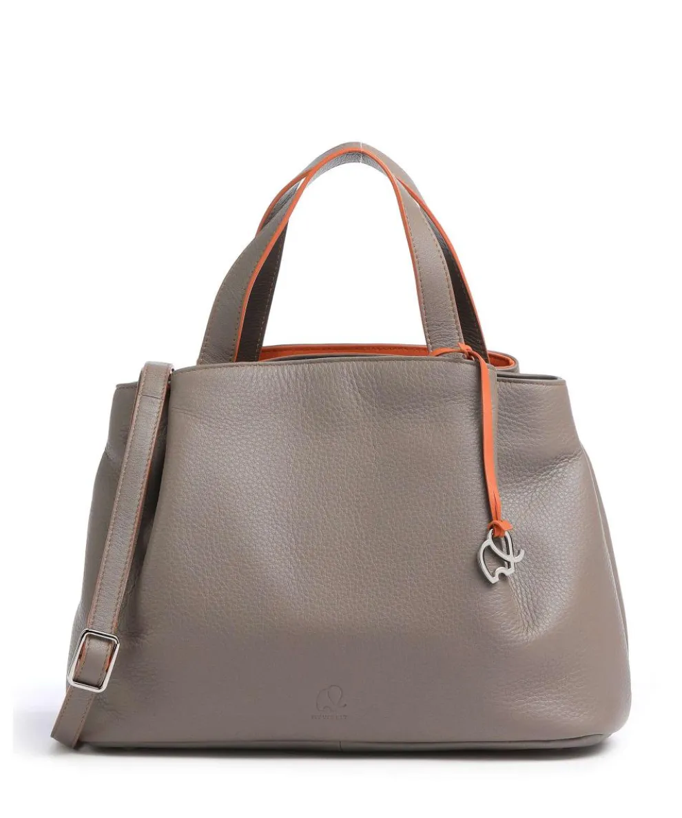 Verona Handtasche Nappaleder grau