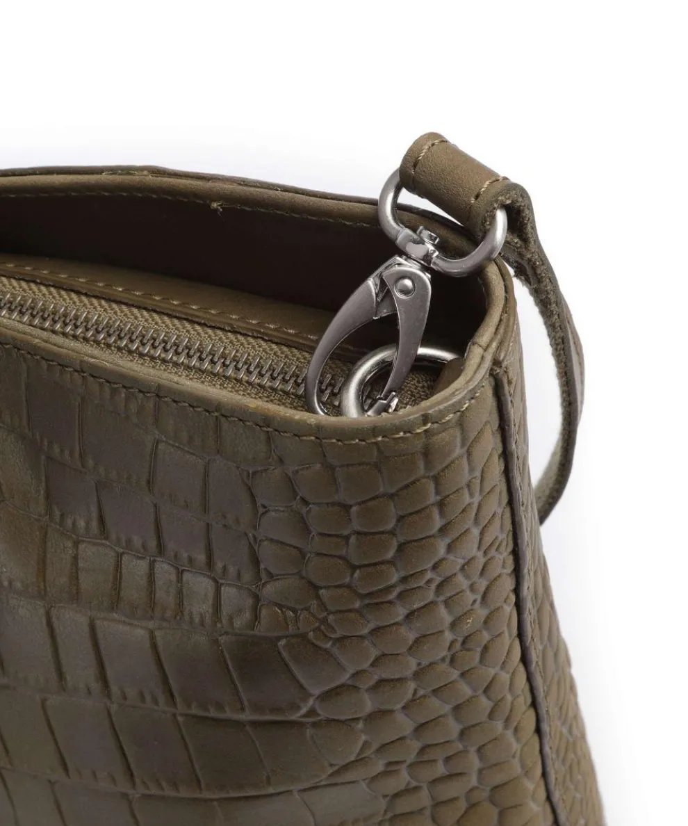 Cool Colbie Shopper 15″ geprägtes Leder olivgrün