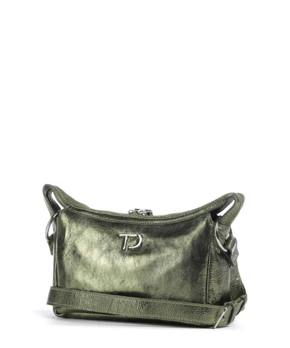 Salvatorgasse 4 Schultertasche genarbtes Rindsleder dunkelgrün