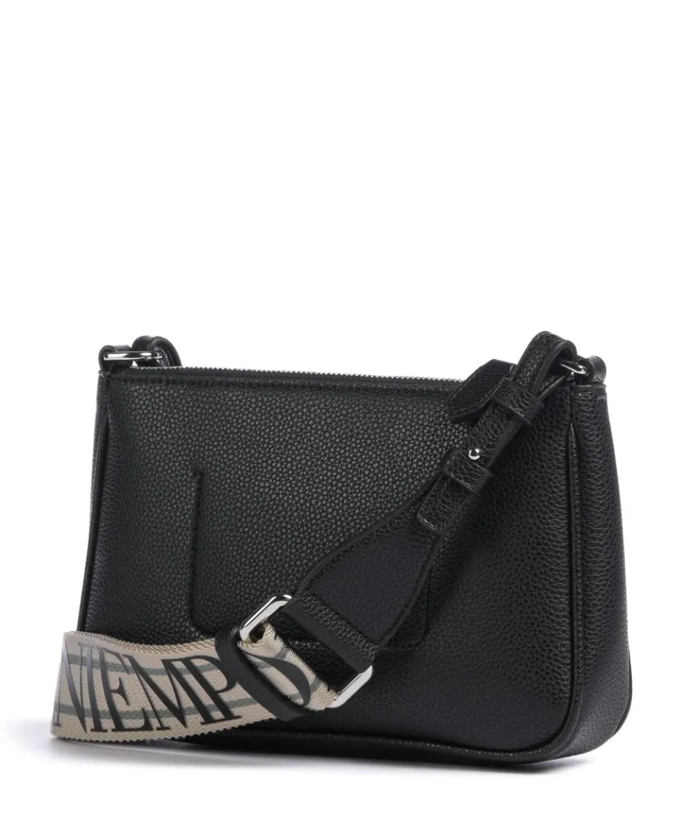 Dea Schultertasche Lederimitat schwarz