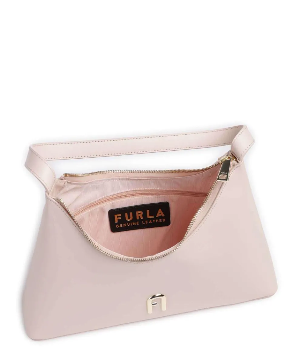 Diamante S Schultertasche Leder rosa