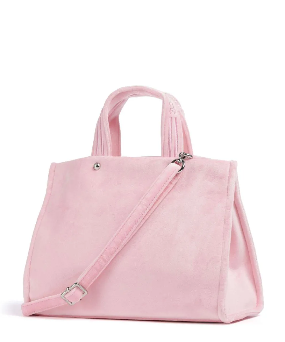 Kimberly M Handtasche Samtgewebe rosa