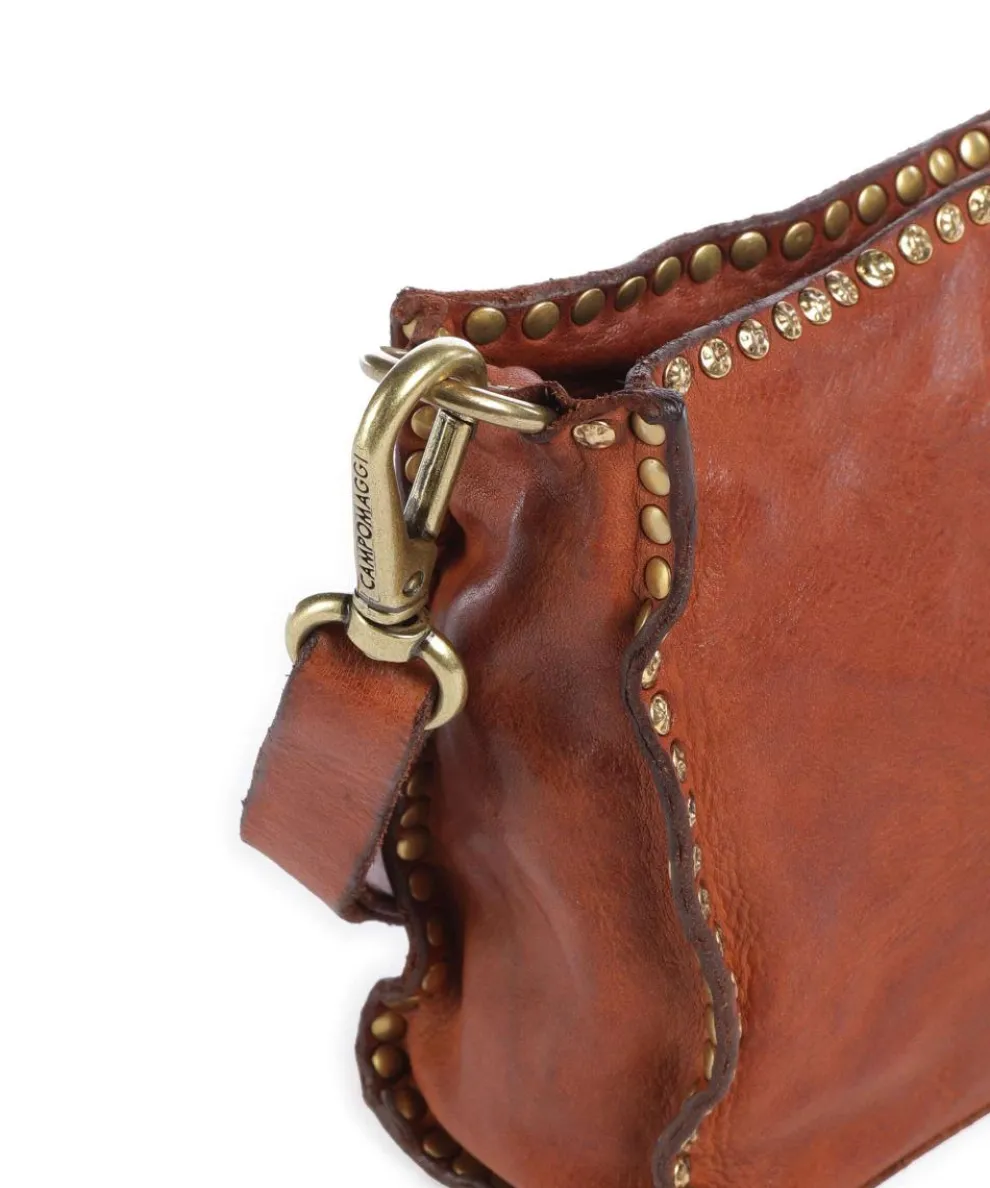 Umhängetasche fein genarbtes Rindsleder cognac