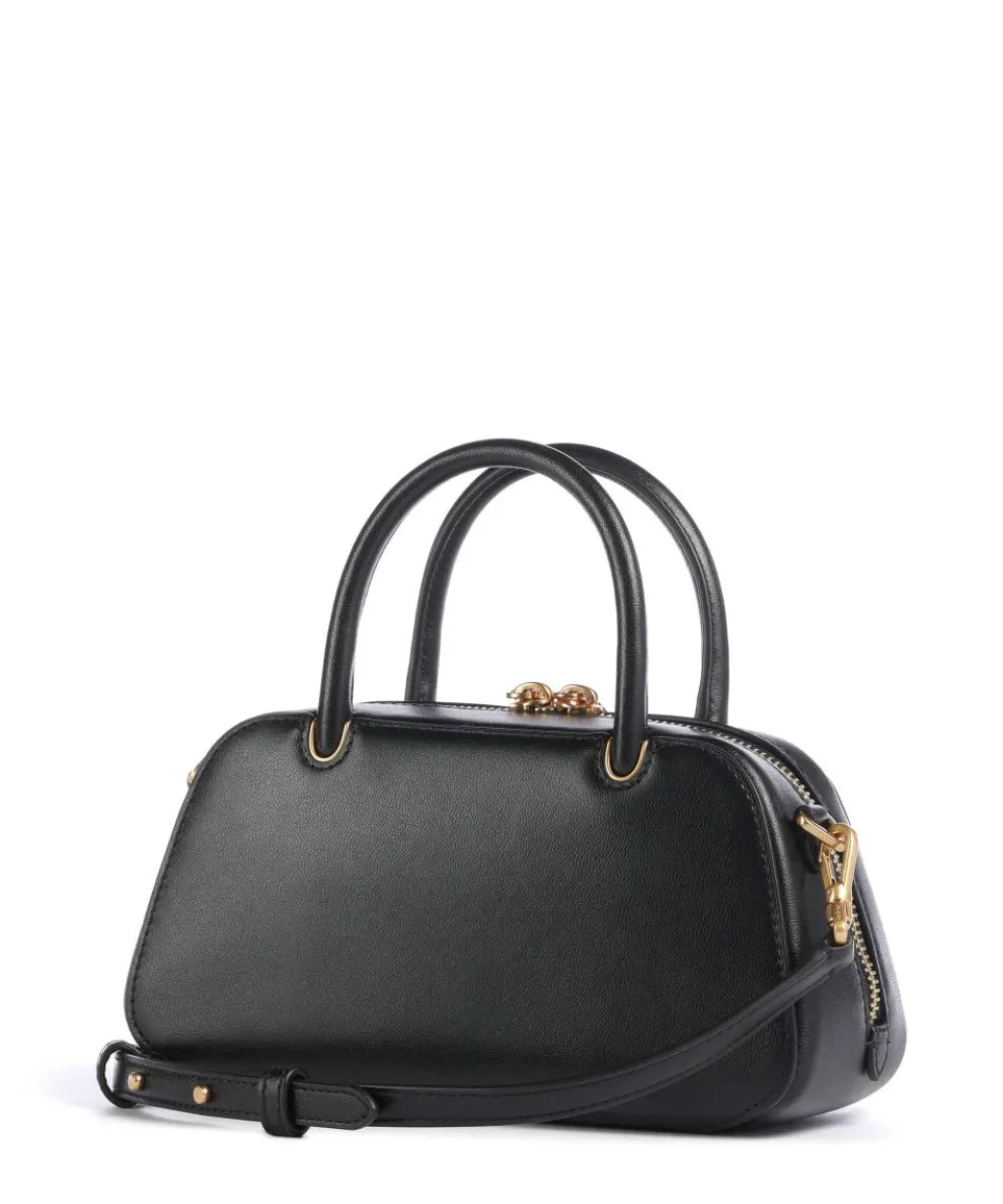 Grace Mini Handtasche fein genarbtes Rindsleder schwarz