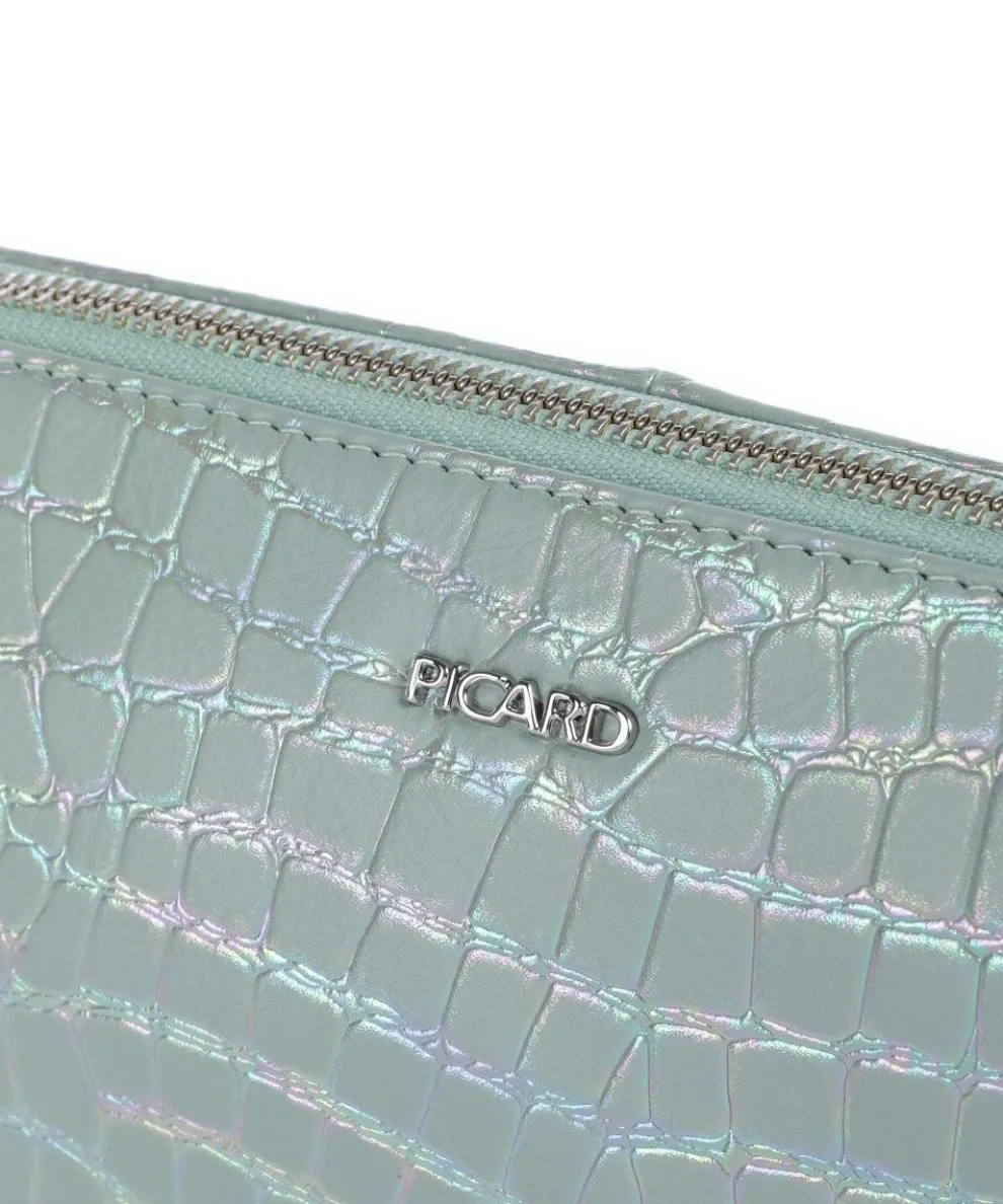 Mermaid Umhängetasche geprägtes Leder mintgrün