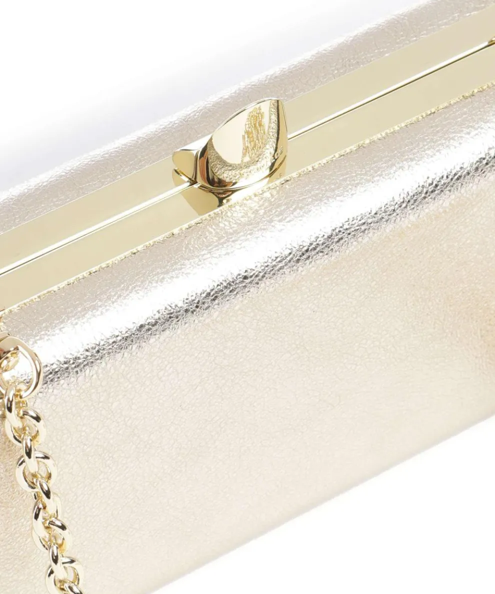 Eliv Umhängetasche genarbtes Rindsleder gold