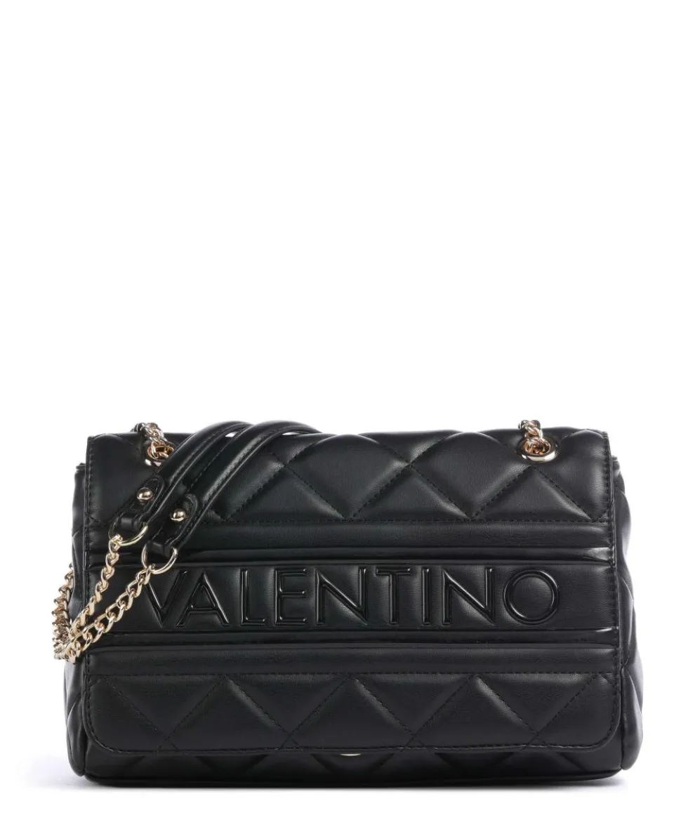 Ada Schultertasche Lederimitat schwarz