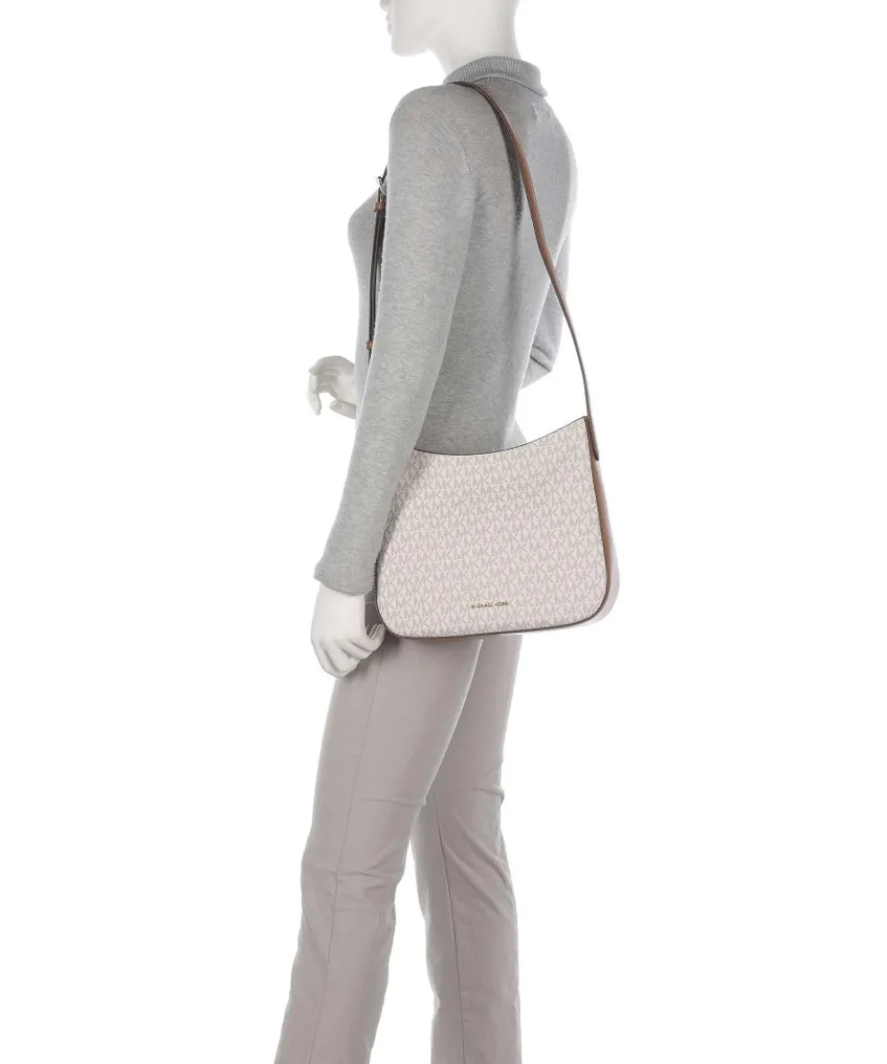 Kensington Beuteltasche Canvas elfenbein/braun