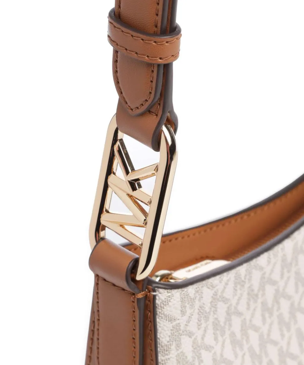 Kensington Beuteltasche Canvas elfenbein/braun