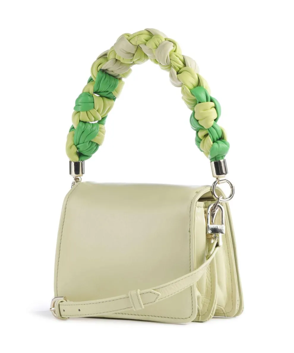 Maryse Schultertasche weiches Rindsleder hellgrün